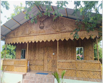 Bamboo hut